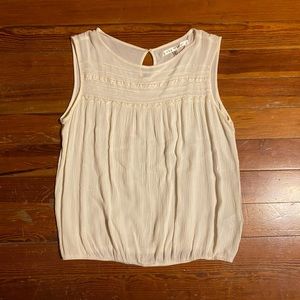 White dress tank top